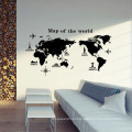 Cheap Home Decoração Mapa Do Mundo 3d Adesivo De Parede